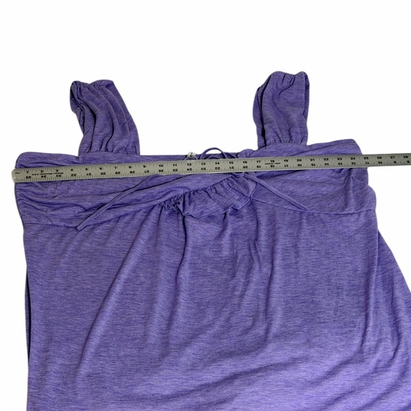 Rosegal Purple Lavender Tie-Front Tank Top - Size 5XL - NWT - Picture 5 of 7